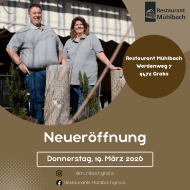 Neueröffnung Donnerstag, 19. März 2026